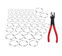 ZGUZMCMK 35 Pièces Collier Oreille Pince Clips Tuyau Inox Outil Serrage Pinces Ensemble Multi-usage Approprié Travaux Auto Bricolage Usinage, Style A