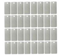 ZGUZMCMK 50 étiquettes Rectangulaires Vierges pour Tampons, Idéales pour Décorer Pots de Fleurs et Arbres (projets de Bricolage)
