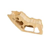 ZGUZMCMK Abri en Bois pour Hamster avec Cabane D'exploration et échelle, Lavable et, Idéal pour Décorer Son Habitat, c