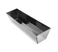 ZGUZMCMK Bac à Mortier En Acier Inoxydable, avec Bord Profilé, Facile à Laver, Léger et Indéformable. Convient pour, 39.5 X 10.5 X 9 Cm