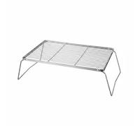 ZGUZMCMK Barbecue Grill Support Portable Rétractable Acier Inoxydable Pratique Installation Facile Convient pour Sortie en Camping Organisation de Repas Extérieure