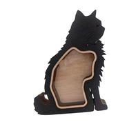 ZGUZMCMK Boîte à Souvenirs en Forme de Chat, Ornement en Bois, Souvenir d'un Deuil