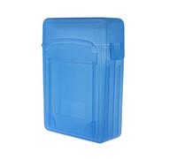 ZGUZMCMK Boîtier Disque Dur Externe Offrant Espace HDD Enclosure 2.5 Double Compartiment Organisation Performance Antistatique Matière Résistante, Bleu