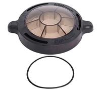 ZGUZMCMK Couvercle de Filtre pour Pompe Piscine Couvercle Remplaçable Universel Bouchon Fileté Accessoire pour Installation Facile Matériau Solide Convient à L, avec Boucle