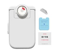 ZGUZMCMK Distributeur Automatique de Croquettes pour Chat, Station d'alimentation pour Croquettes et Pâtées, Portions Individuelles