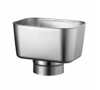 ZGUZMCMK Drainage Toit Entonnoir de Toit Évacuation d'Eaux Pluviales Acier Inox Surface Lisse Montage Pratique Adapté pour Spécialistes Projets Neufs Rénovation, Ø114