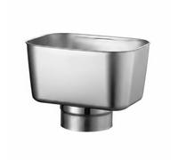 ZGUZMCMK Drainage Toit Entonnoir de Toit Évacuation d'Eaux Pluviales Acier Inox Surface Lisse Montage Pratique Adapté pour Spécialistes Projets Neufs Rénovation, Ø114-304