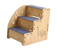 ZGUZMCMK Échelle D'escalier de Chien en Bois 3 étapes Escaliers de Chat Non Folie
