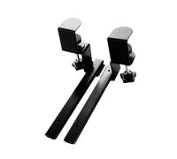 ZGUZMCMK Ensemble de rails de serrage pour clavier, plateau de bureau extensible, support multifonction, rail coulissant, plateau pour clavier, mâchoire rotative de 4,8 cm