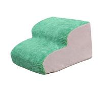 ZGUZMCMK Escalier pour Chien, Rampe pour Animaux de Compagnie et Aide à L'ascension. Rampe Légère avec Housse Douce et Lavable pour Une Hygiène Optimale, Vert