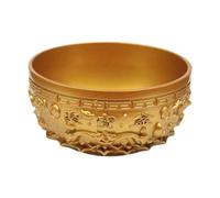 ZGUZMCMK Feng Shui Bol Statue Décorative Ornement Collectible Alliage Confectionné à La Main Inspirée Du Feng Shui Chinois Approprié pour Cadeau Maison, 9 Cm de Diamètre