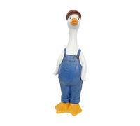 ZGUZMCMK Figurine de Canard Décorative En Résine, Objet de Collection Idéal pour Décorer Un Bureau, Un Salon Ou Une Chambre. Cadeau Parfait, Canard Cow-boy