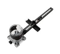 ZGUZMCMK Gabarit de Découpe Circulaire Guide de Défonceuse Réglable Base pour Affleureuse Support de Rainurage En Aluminium Léger Adapté pour Le Rainurage et L, avec Socle