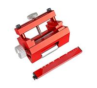 ZGUZMCMK Guide D'Affûtage pour Ciseaux à Bois Support de Maintien pour Affûtage Des Outils de Coupe Angle Réglable En Métal Robuste Adapté Au Bricolage Menuise, Rouge