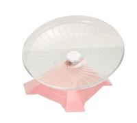 ZGUZMCMK Hamster Exercise Wheel Accessoire pour Petits Animaux Roue Exercices Anti Structure Robuste Base Renforcée Confortable Adapté à L Entraînement E, Rose