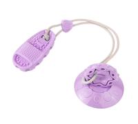 ZGUZMCMK Jouet à Mâcher pour Chien Jouet Interactif Slipper Forme avec Ventouse Réducteur D'Ennui Nettoyage Fonction en Caoutchouc Pouet Adapté à L'Éd, Violet
