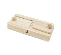 ZGUZMCMK Jouet de Foraging en Bois pour Petits Animaux Rongeurs Puzzle Interactif pour Snacks Cachés Distributeur de Friandises Mental Jeu D'Enrichissement Sen, Style Un