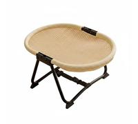 ZGUZMCMK Lit de Camp Pliant pour Animaux Hamac Lounger Support Confortable en Fer et Maille Ventilée pour Chats et Petits Chiens Adapté à Sommeil Déplacement, Lit De Camp Pliant en Toile De Jute