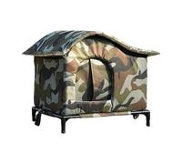 ZGUZMCMK Maison pour Errant Refuge Extérieur Étanche Accessoire Insonorisé Tissu Oxford Haute Résistance Rideau Protecteur Coupe-Froid Convient pour, S