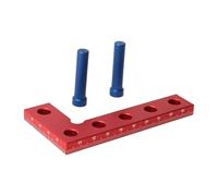 ZGUZMCMK Mini Équerre Carrée Petit Outil Chercheur Centre Aluminium Polyvalent Marquage Droite Angle Transportable Adapté Aux Menuisiers Projets de Bricolage A, Métrique