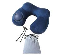 ZGUZMCMK Oreiller gonflable, un accessoire indispensable pour ceux qui ont besoin d'un soutien cervical pour dormir dans les trains ou dans les voitures., bleu, AS described, Comme décrit