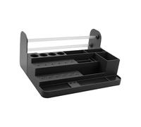 ZGUZMCMK Organisateur de Soudure Boîte de Rangement Porte-outils Support Base Antidérapante Compartiments Multiples Fonction Pp Adapté Atelier Réparatio, Gris Foncé