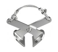 ZGUZMCMK Outil Déracinement Racine Éliminateur Extracteur Système Mécanique Serré Utilisation Alliage Fonction pour Extraction dans Jardinage Préparation des Rangs Travaux sur Verger , Argent