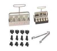 ZGUZMCMK Outil Manuel pour Fabriquer Des Blocs de Terreau de Serre, Outil pour Semis, Poignée Ergonomique, Idéal pour La Création D'une Serre et La Culture, Set C