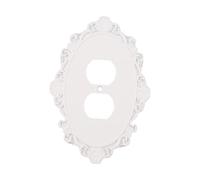 ZGUZMCMK Plaque Interrupteur Mural Décor Gothique Ancien Installation Facile Protection Solide Style Rustique Adapté Chambre Bureau Maison Cadeau, Style D