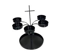 ZGUZMCMK Porte-bougies En Fer, Support de Bougies En Métal pour Cheminée, Table de Banquet Ou Manteau de Cheminée