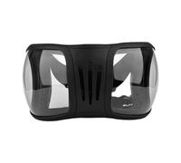 ZGUZMCMK Protection Oculaire pour Chevaux, Lunettes de Protection Coupe-Vent, Lunettes de Course pour Chevaux, Lunettes de Saut d'obstacles, Clair et Noir