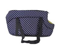 ZGUZMCMK Sac de Transport pour Chiot Portable Oxford Pratique Interaction Simple avec Fermeture Éclair Convient Au Promenade Randonnée Shop, Marine, Petit