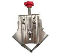 ZGUZMCMK Serre-joint D'angle à 90° avec Mécanisme de Mâchoire Réglable. Acier Inoxydable Utilisation Polyvalente pour Le Travail Du Bois et Du Mét, Fermé 15cmx10.3cm