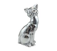 ZGUZMCMK Statuette de Moderne En Résine, Sculpture Décorative, Ornement Animalier pour Décoration de Table, Idéale Comme Cadeau D'anniversaire Ou de P, Argent