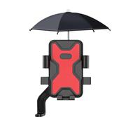 ZGUZMCMK Support de Téléphone pour, Fixation Universelle à Pince, Dégagement Rapide, Structure en PP, Protection Parapluie, Compatible avec Les élec, Rétroviseur Rouge