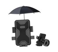 ZGUZMCMK Support de Téléphone pour, Fixation Universelle à Pince, Dégagement Rapide, Structure en PP, Protection Parapluie, Compatible avec Les élec, Manche Noir