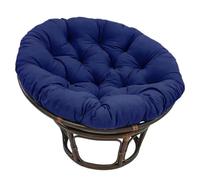ZGWRYI Coussin de Fauteuil Papasan siège Rond Polyvalent for Fauteuil Papasan, Coussin Fauteuil rotin, Rond Coussin de Chaise, Usage intérieur/extérieur(Royal Blue,100cm)