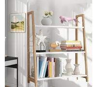 ZGWRYI Étagère De Rangement d'angle Moderne en Bambou,étagère Ouverte for Plantes,for Salon,Chambre À Coucher,Cuisine(Natural,50 * 30 * 90cm)