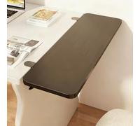 ZGWRYI Plateau D’Extension de Bureau Pliable 90°,sans PerçAge,Support Ergonomique pour Clavier et Plantes,Plate-Forme de Plateau de Clavier(Black,20x50cm)