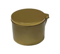 ZGXNYI Bocal à Bougie Vide en Vrac, récipient à Bec verseur, boîte de Rangement Vide, Fabrication de Bougies for Massage aromathérapie à Faire soi-même(Gold-12PCS)