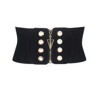 ZGXNYI Ceinture Large pour Robe De Femme Large Ceinture élastique for Femmes, Ceinture Extensible, Corset, Fermeture à glissière Ceintures Elastiques Vintage