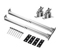 ZGXNYI Support d'inclinaison de Panneau Solaire Support de Montage de Panneau Solaire réglable Support de Montage de Toit Plat en Alliage d'aluminium 15-30 degrés