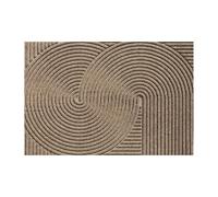 ZGXNYI Tapis Entree Interieur Paillasson Simple et, grattant Le Sable, la poussière, l'entrée, résistant à l'usure, antidérapant, Anneau en Fil de Fer(Khaki,50X80cm 19.7X31.5in)