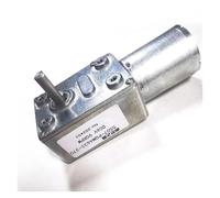 ZGY370 Worm Gear electronic starter JGY370 4632 DC 6V 12V 24V High Torque Worm Reversible Turbo Metal Geared Gear-box Reducer CZAOINCU(90rpm,6V)