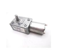 ZGY370 Worm Gear electronic starter JGY370 4632 DC 6V 12V 24V High Torque Worm Reversible Turbo Metal Geared Gear-box Reducer IINKUEYK(226RPM_6V)