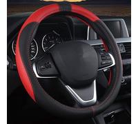 ZGYHESO Couvre Volant Voiture Cuir PU Premium pour Audi Q2 Q3 Q4 E-TRON Q5 Q7 Q8 Q8 E-TRON Quattro, Antidérapant Respirant Housse Volant Automobile Protection Élastique,E