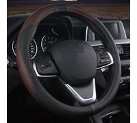 ZGYHESO Couvre Volant Voiture Cuir PU Premium pour Audi Q2 Q3 Q4 E-TRON Q5 Q7 Q8 Q8 E-TRON Quattro, Antidérapant Respirant Housse Volant Automobile Protection Élastique,B