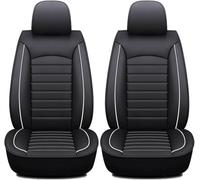 ZGYHESO Housses De SièGe Avant pour Mustang Evos Everest Mustang Mach-E GranC-Max Falcon Figo Territory Fiesta, Couvre Imperméable Confortable Protecteur Coussins Accessoires Auto,Black-White
