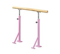 ZGYOZMNG Barre de Ballet, Barre de Danse réglable avec Pied antidérapant, Convient pour Les étirements, l'équilibre, Les Enfants et Les Adultes (Rose 1,5 m)