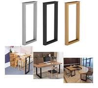 ZH-1 Pieds de Table en métal pour Table de bistrot, Table Haute de Bar Cuisine, Hauteur de 70cm/100cm, Pied de Meubles de Bricolage de l'industrie, Argent, Or, Noir,1 PCS